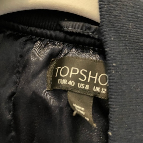 Navy blue bomber jacket - Picture 4 of 4